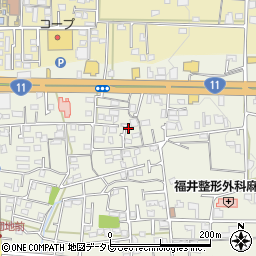 愛媛県松山市久米窪田町895周辺の地図