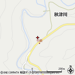 和歌山県田辺市秋津川1679周辺の地図