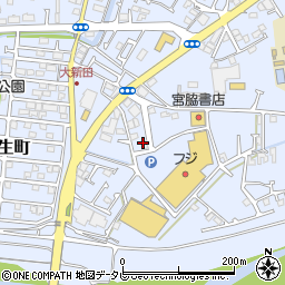 フラワーハウス倉フジ　垣生店周辺の地図