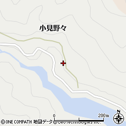 徳島県那賀郡那賀町木頭助小見野々22周辺の地図