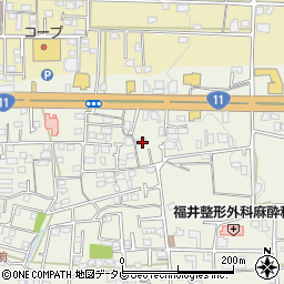 愛媛県松山市久米窪田町887周辺の地図