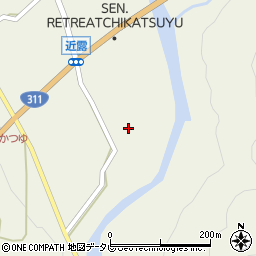 和歌山県田辺市中辺路町近露1620周辺の地図