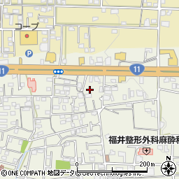 愛媛県松山市久米窪田町889周辺の地図