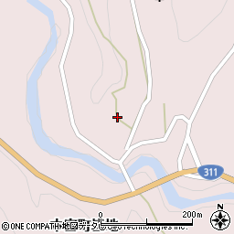 和歌山県田辺市本宮町皆地430周辺の地図