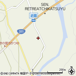 和歌山県田辺市中辺路町近露1614周辺の地図