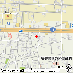 愛媛県松山市久米窪田町879周辺の地図