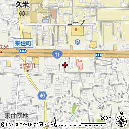 愛媛県松山市久米窪田町1146周辺の地図
