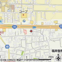 愛媛県松山市久米窪田町1150周辺の地図