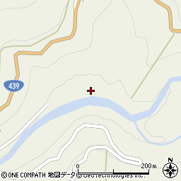 高知県長岡郡大豊町西峯2392-1周辺の地図