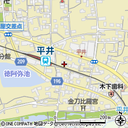 グランフィル・平井周辺の地図