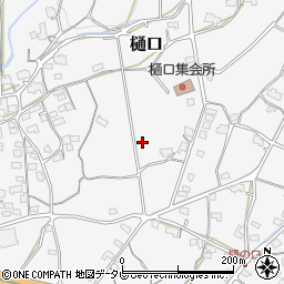 愛媛県東温市樋口周辺の地図