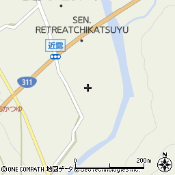 和歌山県田辺市中辺路町近露1624周辺の地図