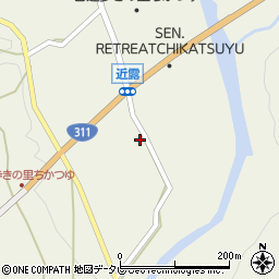 和歌山県田辺市中辺路町近露1643周辺の地図