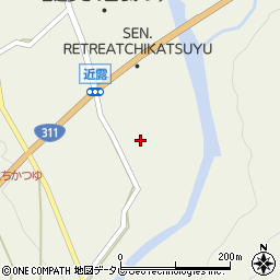 和歌山県田辺市中辺路町近露1637周辺の地図