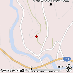 和歌山県田辺市本宮町皆地426周辺の地図