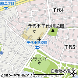 北九州市立千代小学校周辺の地図