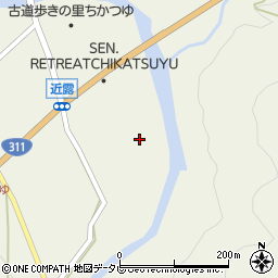和歌山県田辺市中辺路町近露1598周辺の地図