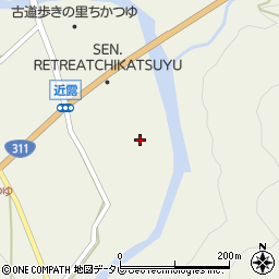 和歌山県田辺市中辺路町近露1627周辺の地図