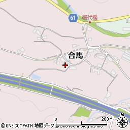 福岡県北九州市小倉南区合馬1842周辺の地図