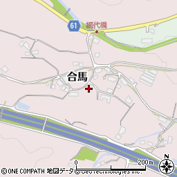 福岡県北九州市小倉南区合馬1279周辺の地図