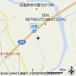 和歌山県田辺市中辺路町近露1635周辺の地図