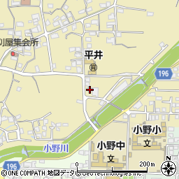 愛媛県松山市平井町115周辺の地図