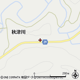 和歌山県田辺市秋津川1776-3周辺の地図