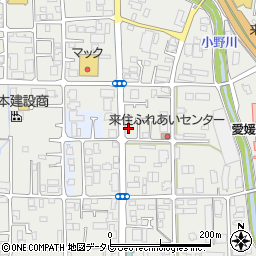株式会社保険のトップライン　松山南支店周辺の地図
