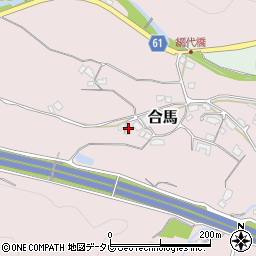 福岡県北九州市小倉南区合馬1847周辺の地図