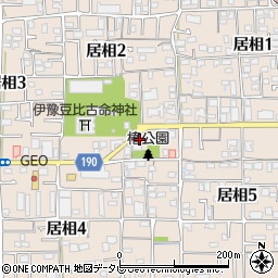 松山南警察署石井交番周辺の地図
