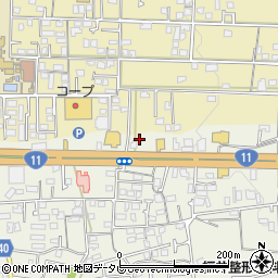 愛媛県松山市久米窪田町873周辺の地図