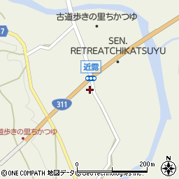 和歌山県田辺市中辺路町近露1706周辺の地図
