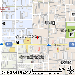 石仙寺周辺の地図