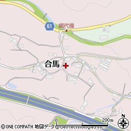 福岡県北九州市小倉南区合馬1860周辺の地図