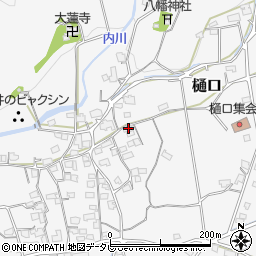 愛媛県東温市樋口775-1周辺の地図