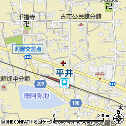 愛媛県松山市平井町1459周辺の地図