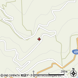 高知県長岡郡大豊町西峯2480周辺の地図