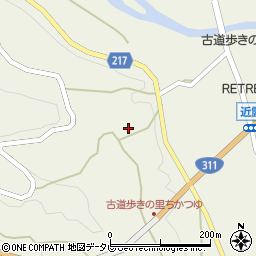 和歌山県田辺市中辺路町近露2038周辺の地図