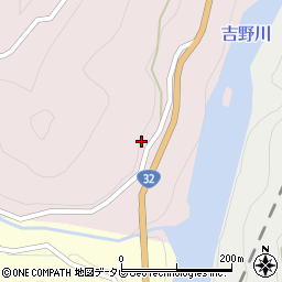 高知県長岡郡大豊町永渕98周辺の地図