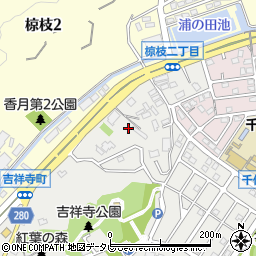 浦田公民館周辺の地図