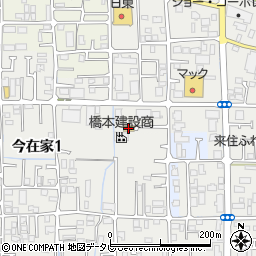 セブンイレブン松山今在家町店周辺の地図