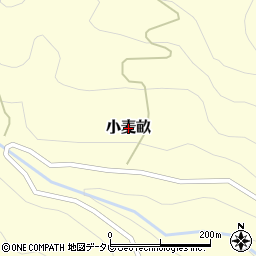 高知県大川村（土佐郡）小麦畝周辺の地図