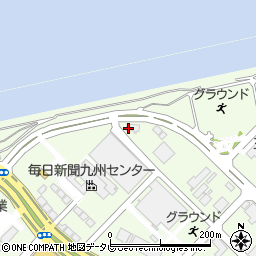 九州紙運輸株式会社　本店周辺の地図