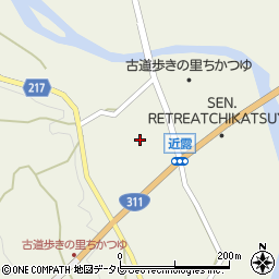 和歌山県田辺市中辺路町近露1714周辺の地図