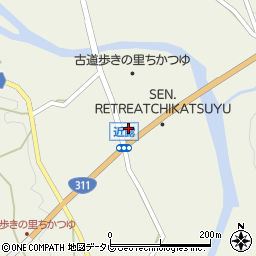 和歌山県田辺市中辺路町近露1709周辺の地図