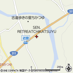 和歌山県田辺市中辺路町近露1806周辺の地図