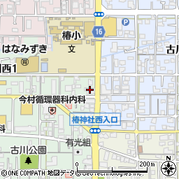 愛媛銀行古川支店周辺の地図