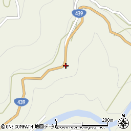 高知県長岡郡大豊町西峯2369周辺の地図