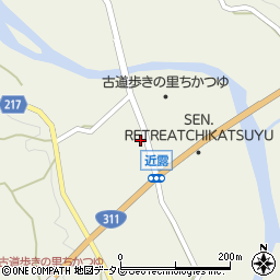 和歌山県田辺市中辺路町近露1793周辺の地図