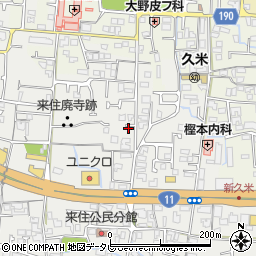 有限会社松山クリーンセンター　本社周辺の地図